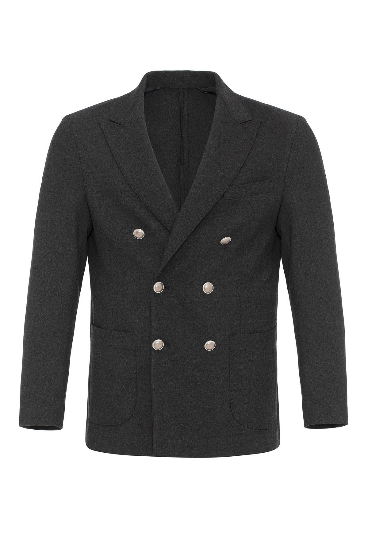 Antioch Astarsız Kruvaze Erkek Blazer Ceket