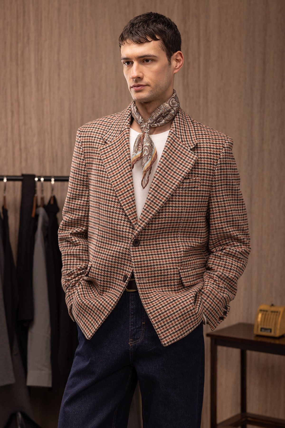 Antioch Vintage Erkek Blazer Ceket