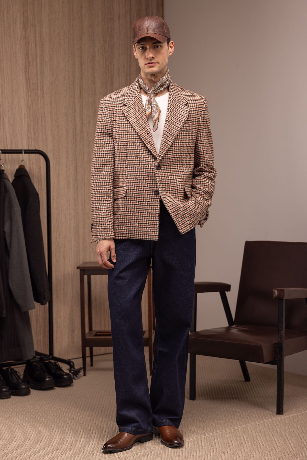 Antioch Vintage Erkek Blazer Ceket