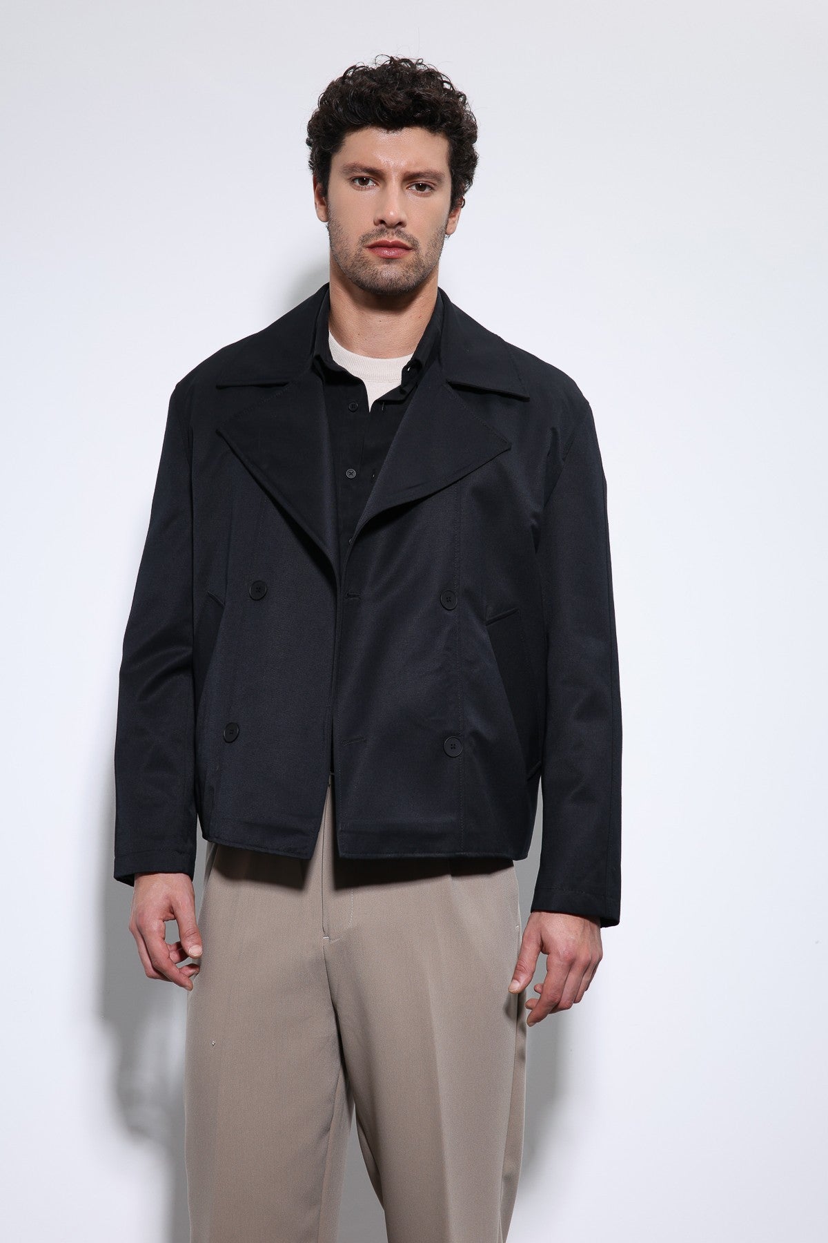Antioch Crop Fit Erkek Trençkot