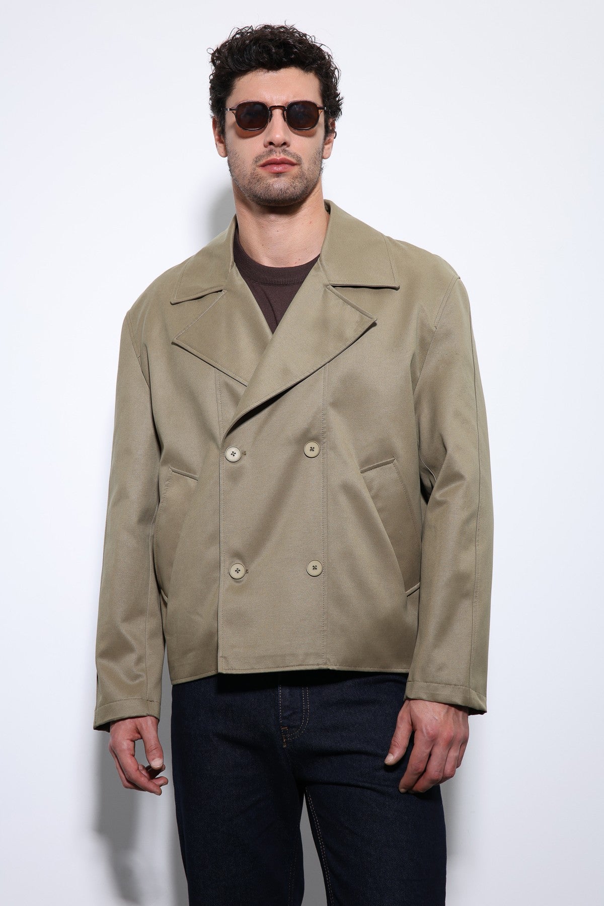 Antioch Crop Fit Erkek Trençkot