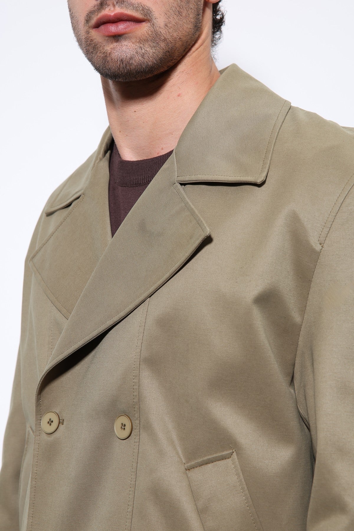 Antioch Crop Fit Erkek Trençkot