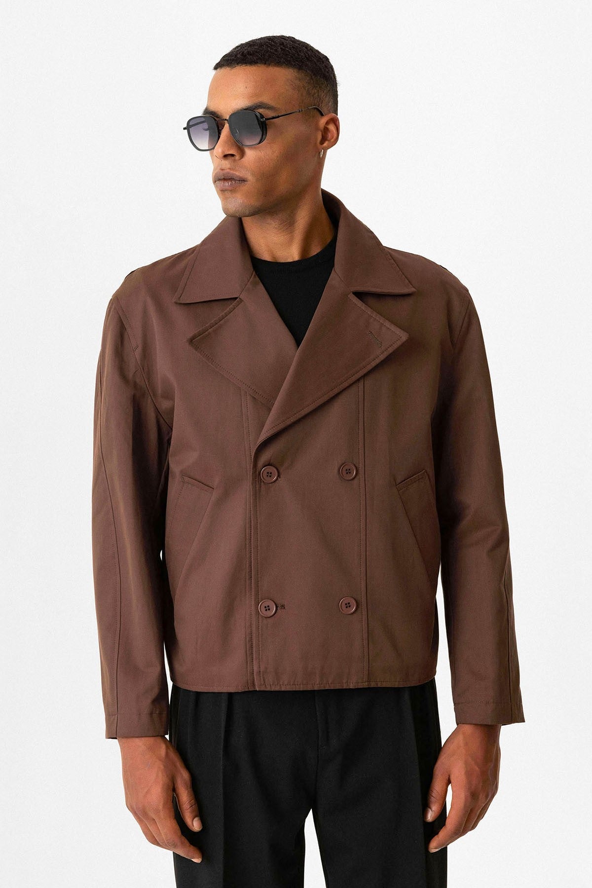 Antioch Crop Fit Erkek Trençkot