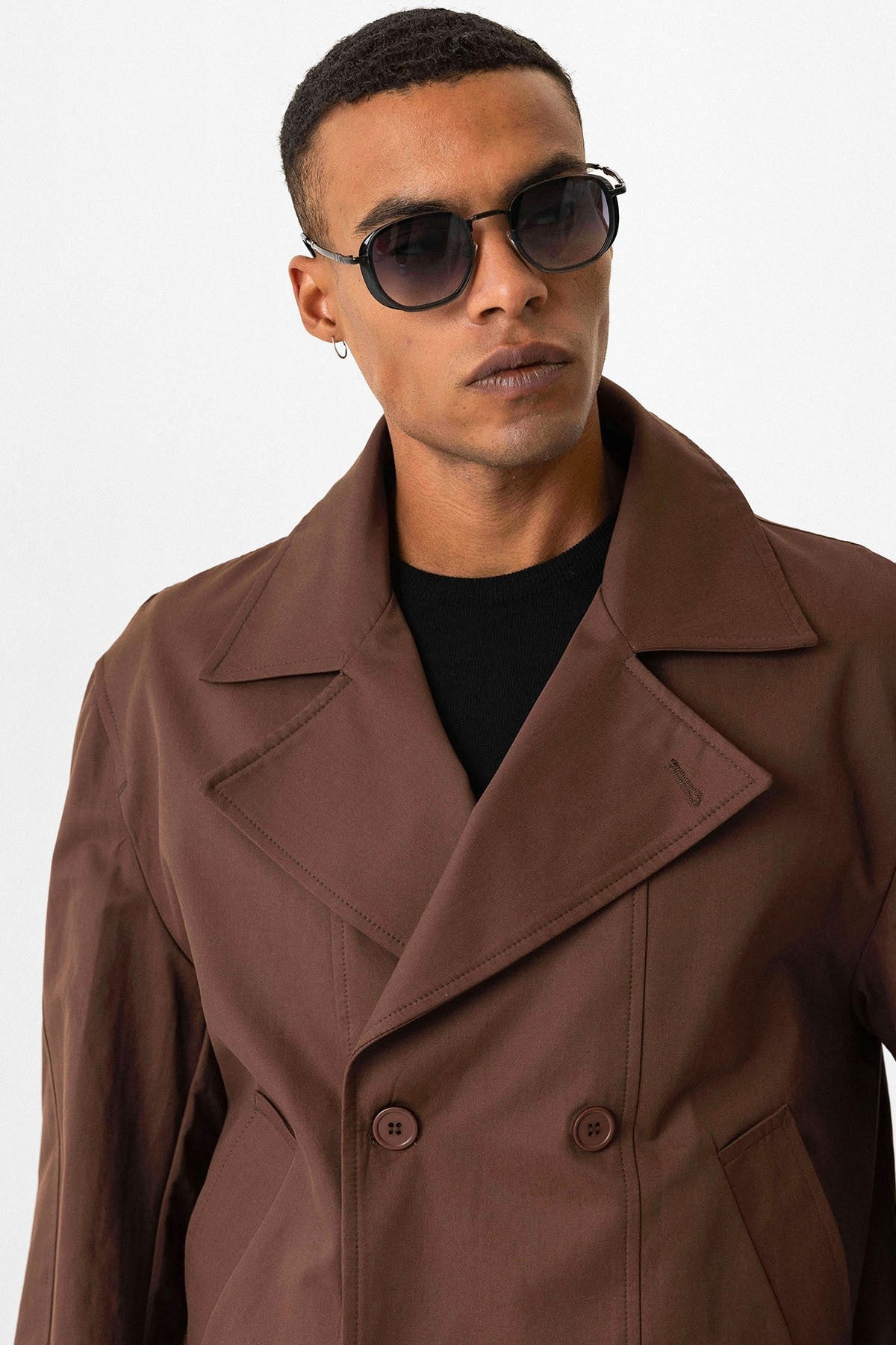 Antioch Crop Fit Erkek Trençkot