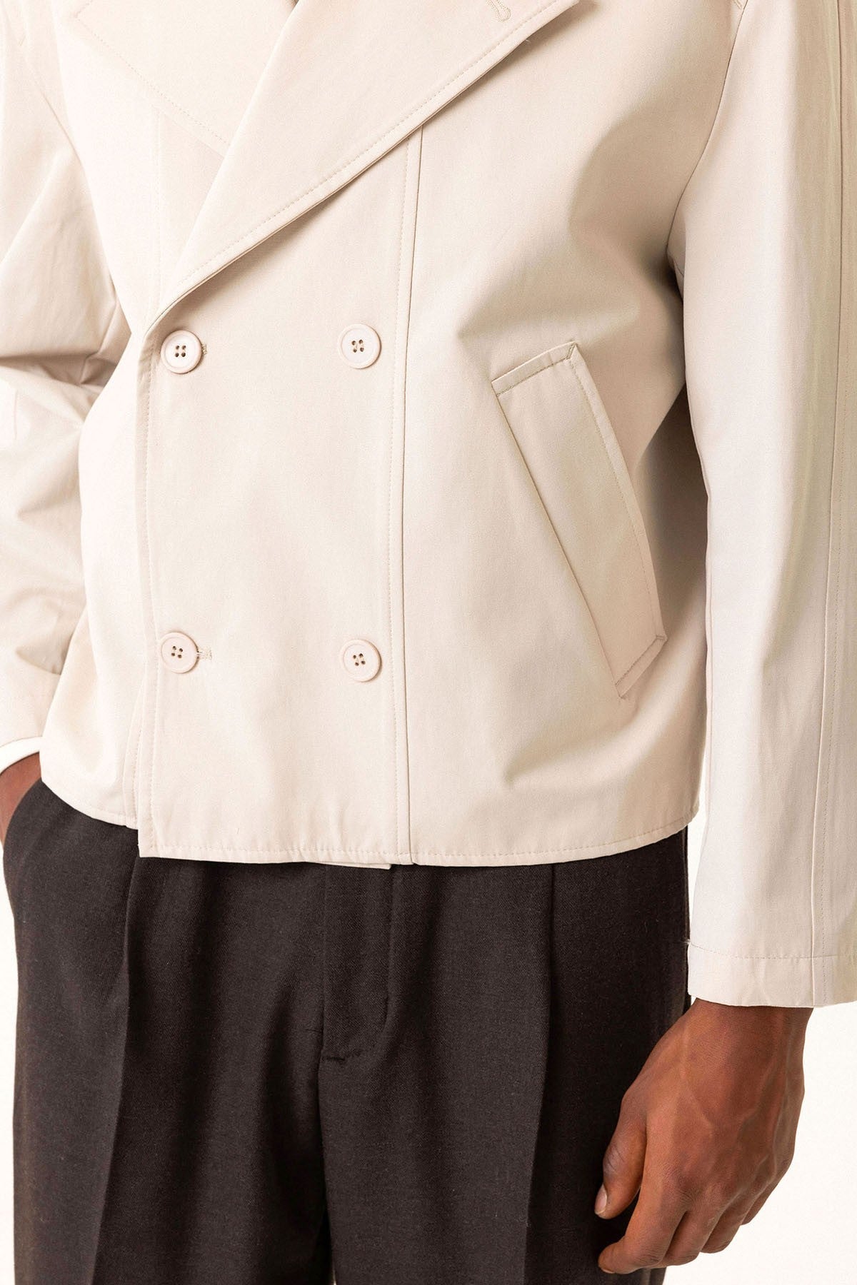 Antioch Crop Fit Erkek Trençkot