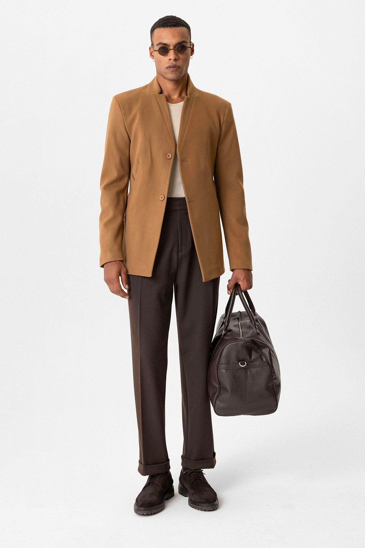 Antioch Slim Fit Dik Yaka Erkek Kaban