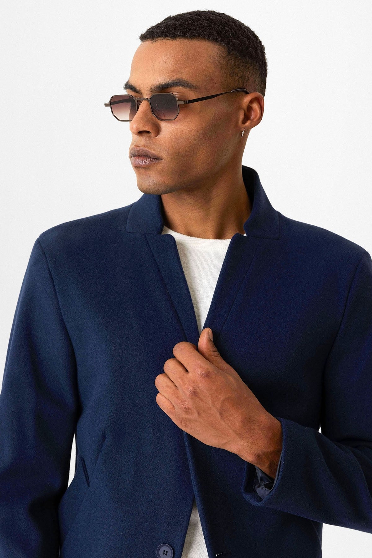 Antioch Slim Fit Dik Yaka Erkek Kaban