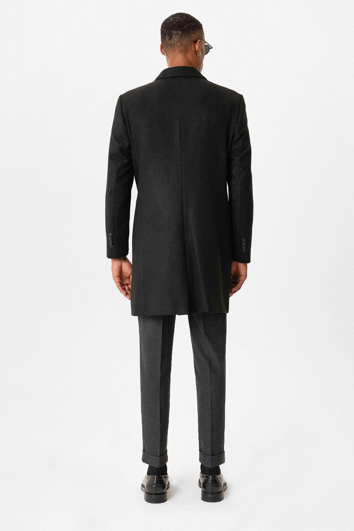 Antioch Slim Fit Ceket Yaka Erkek Kaban