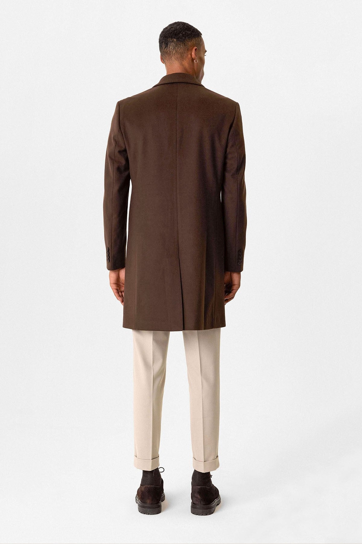 Antioch Slim Fit Ceket Yaka Erkek Kaban