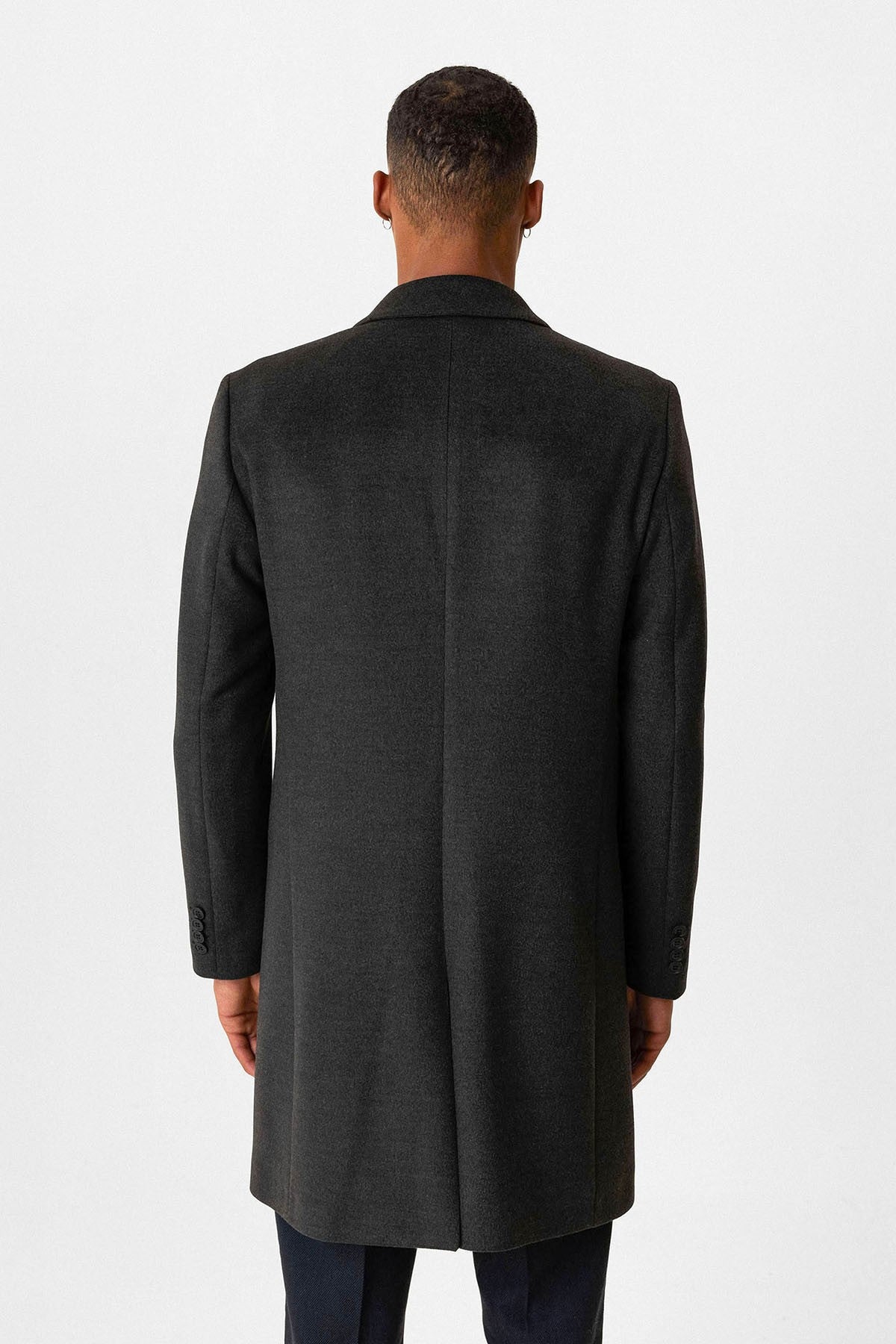 Antioch Slim Fit Ceket Yaka Erkek Kaban