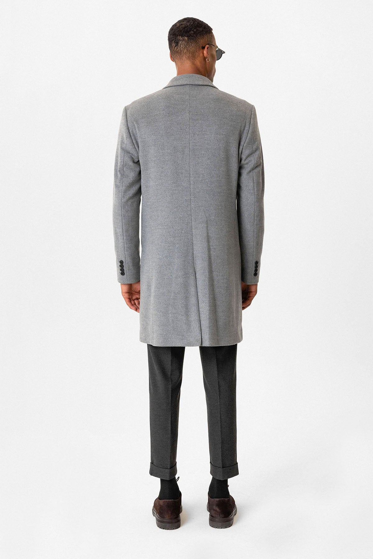 Antioch Slim Fit Ceket Yaka Erkek Kaban