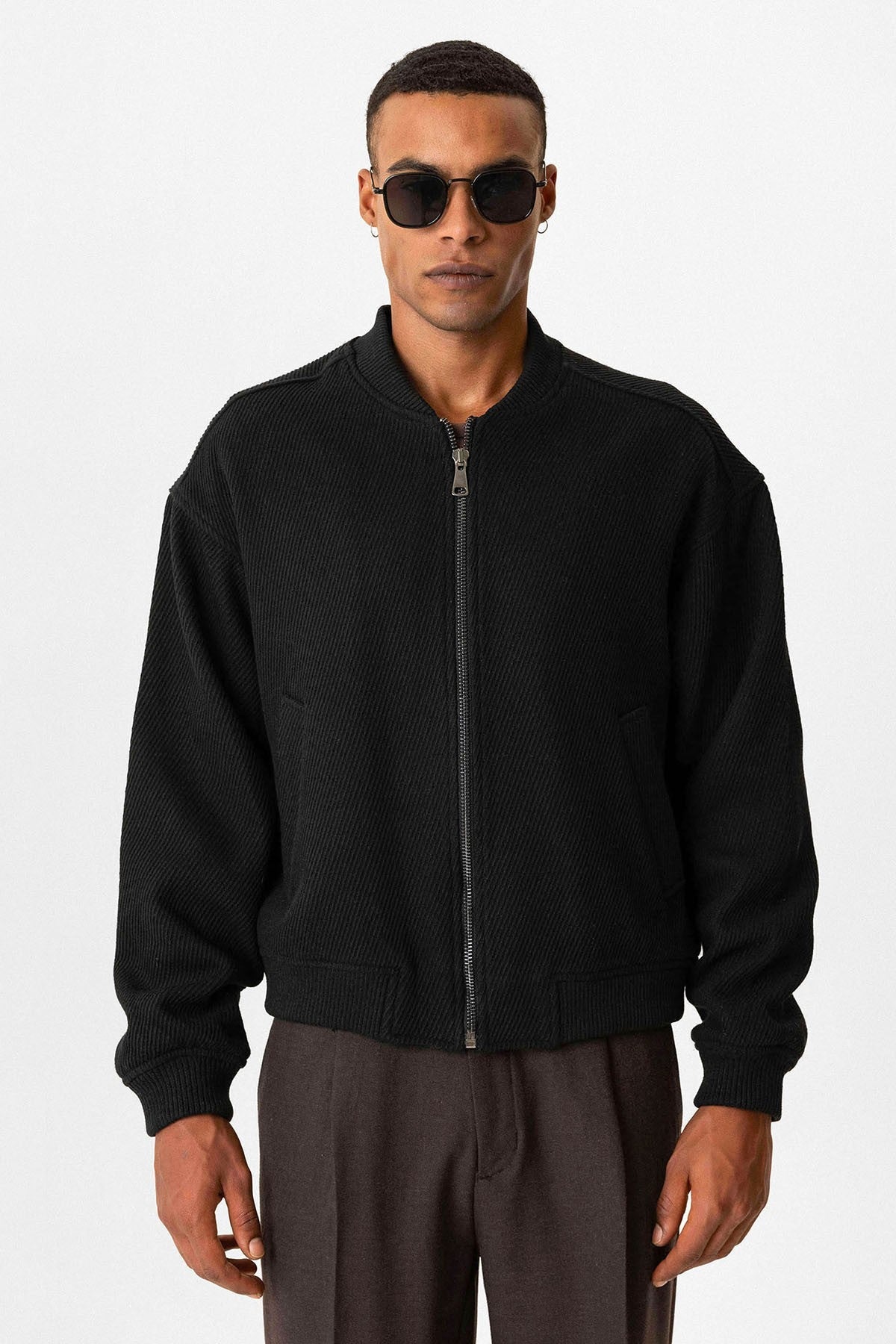 Antioch Dokulu Oversize Bomber Erkek Mont