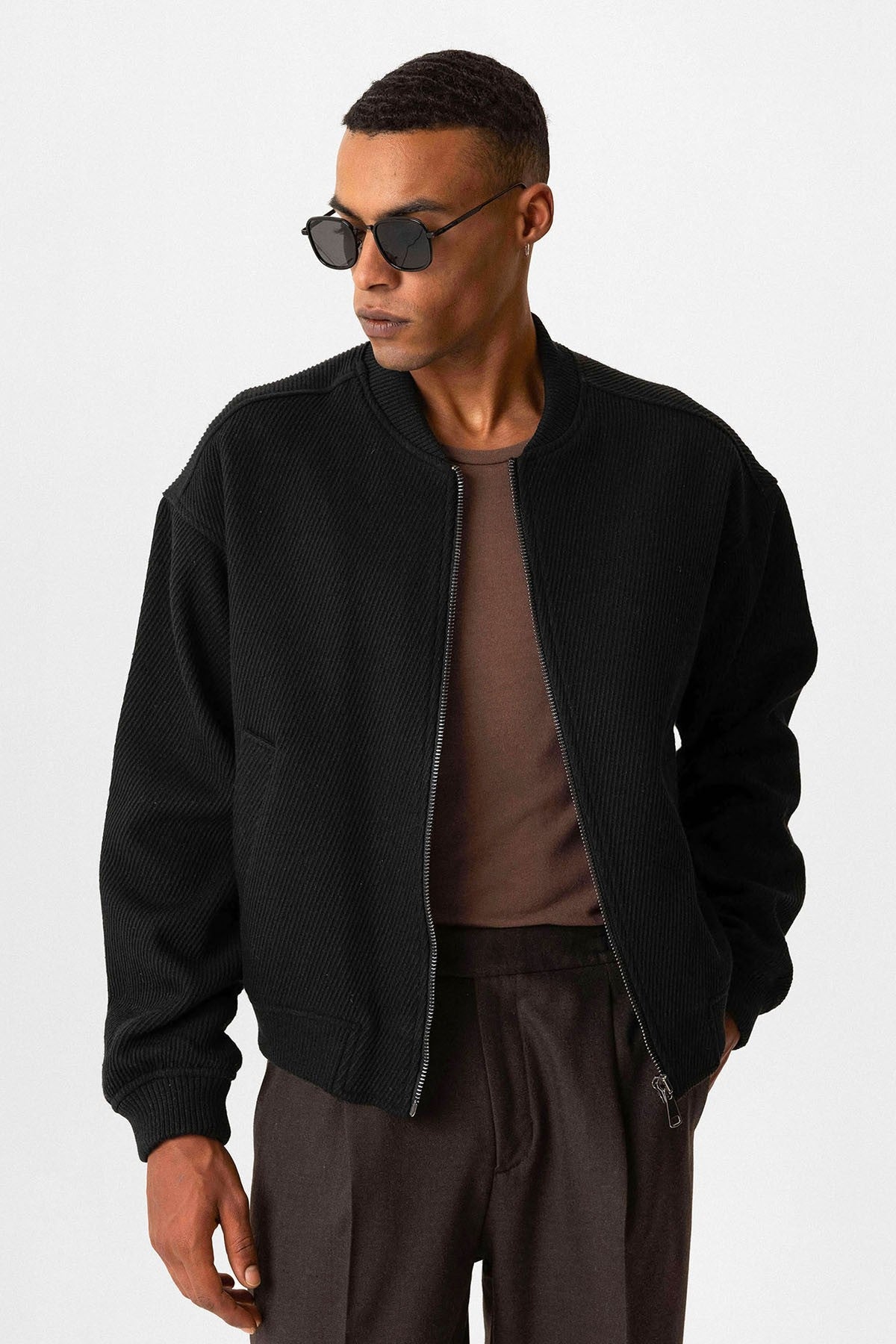 Antioch Dokulu Oversize Bomber Erkek Mont