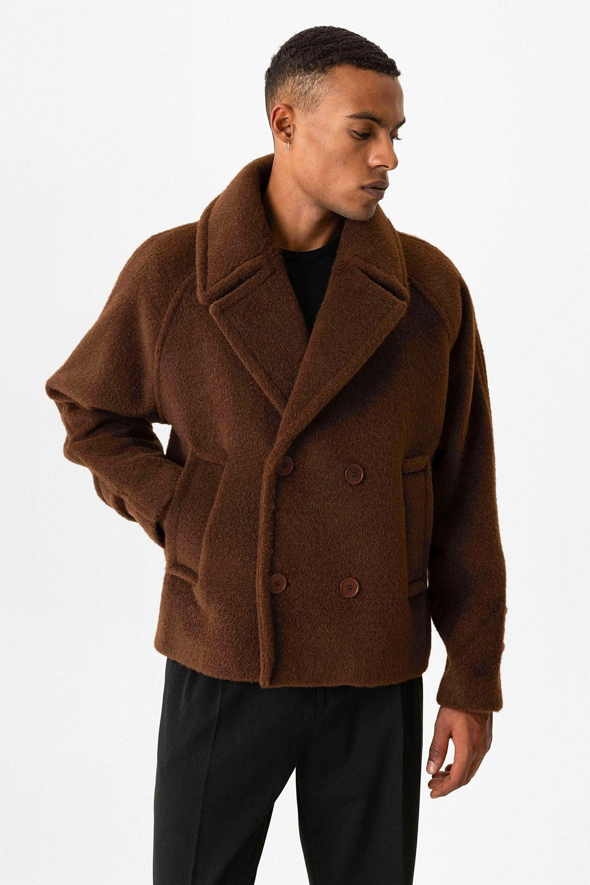 Antioch Kruvaze Crop Fit Erkek Mont
