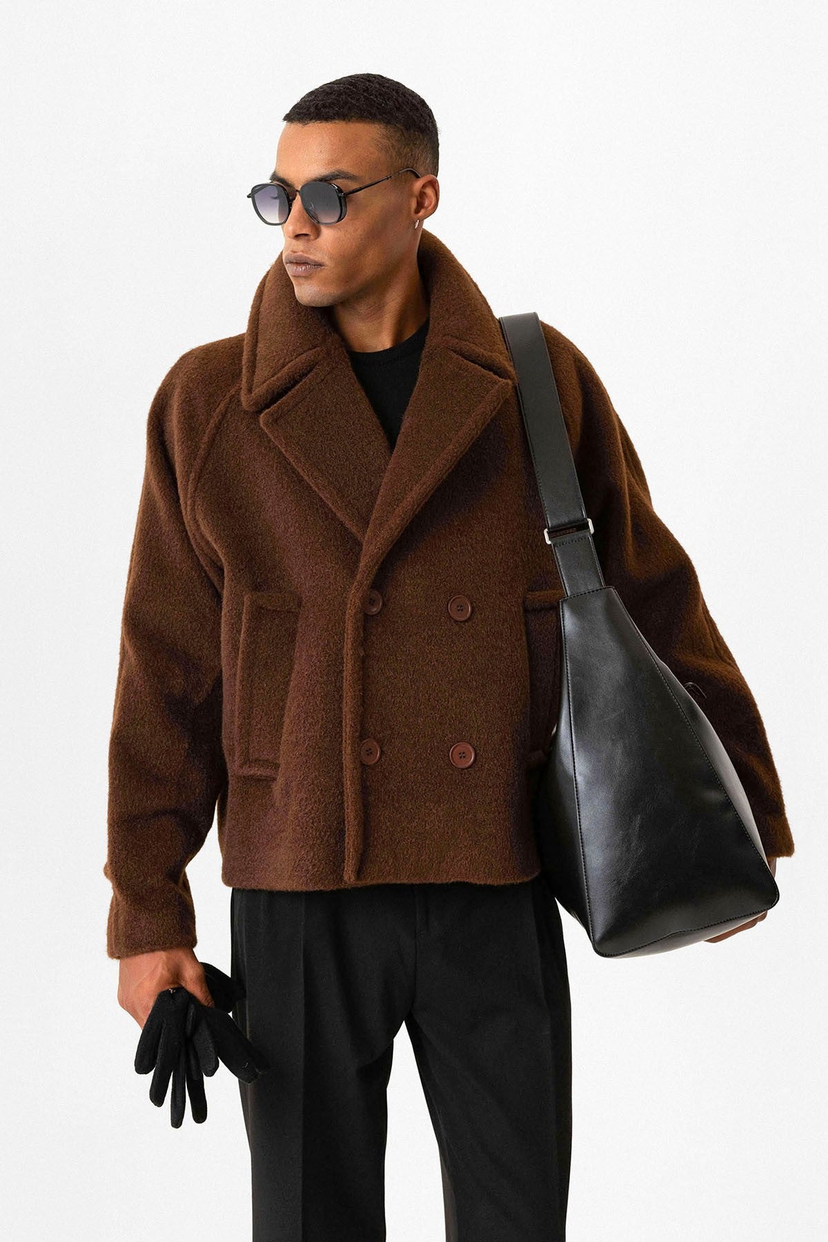 Antioch Kruvaze Crop Fit Erkek Mont