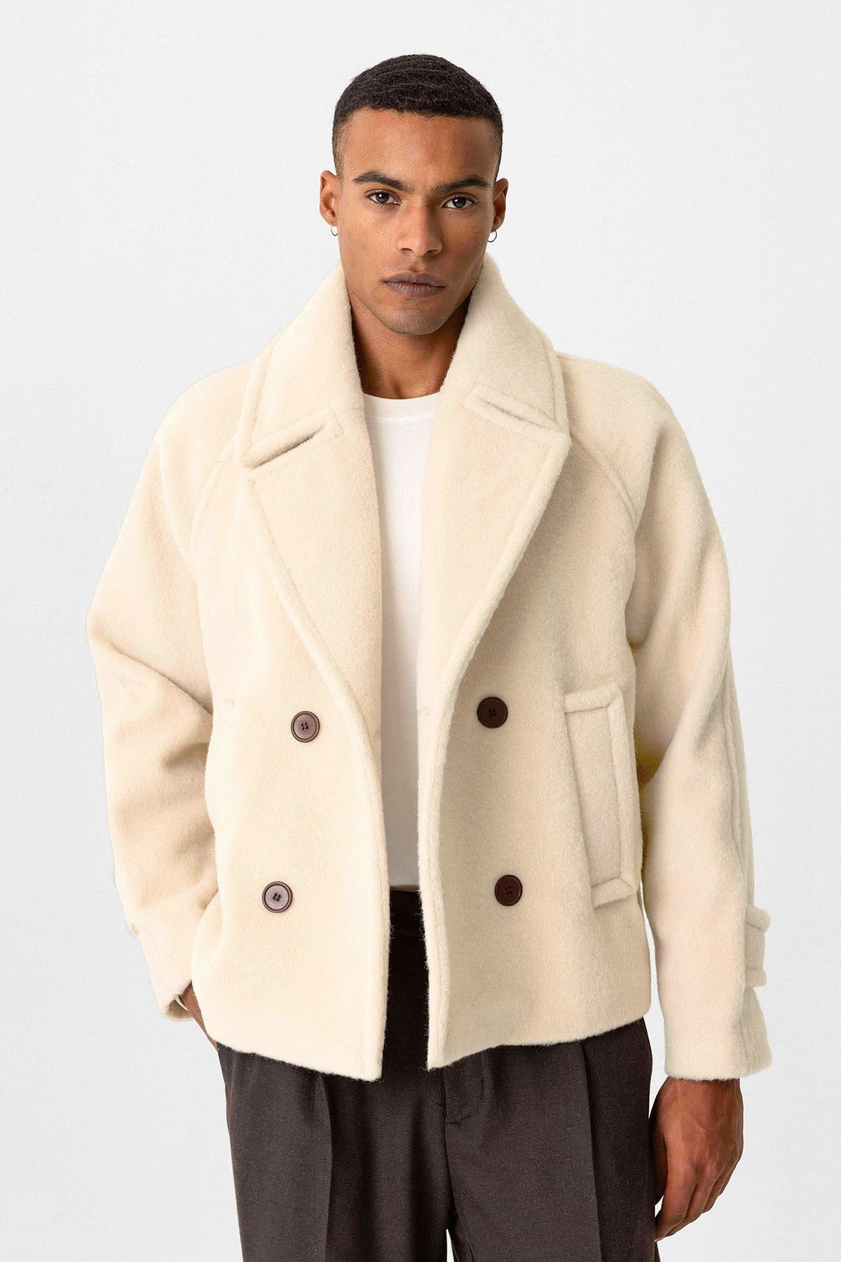 Antioch Kruvaze Crop Fit Erkek Mont