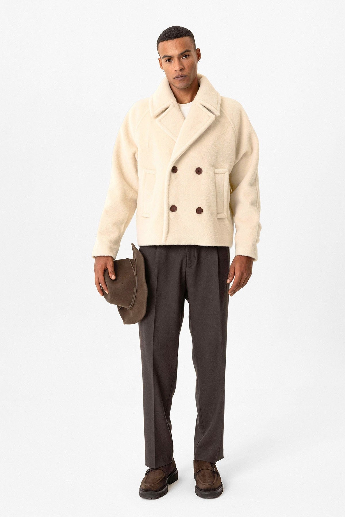 Antioch Kruvaze Crop Fit Erkek Mont