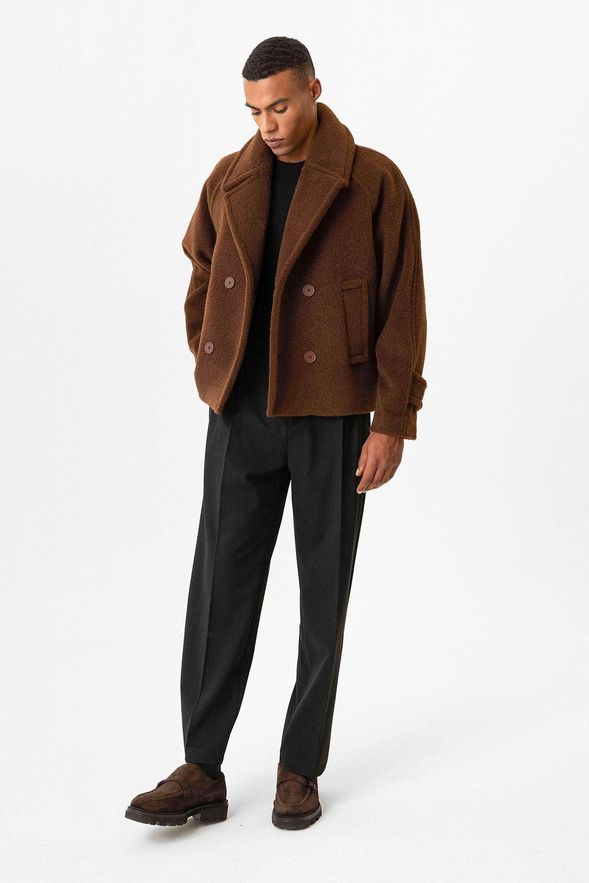Antioch Kruvaze Crop Fit Erkek Mont