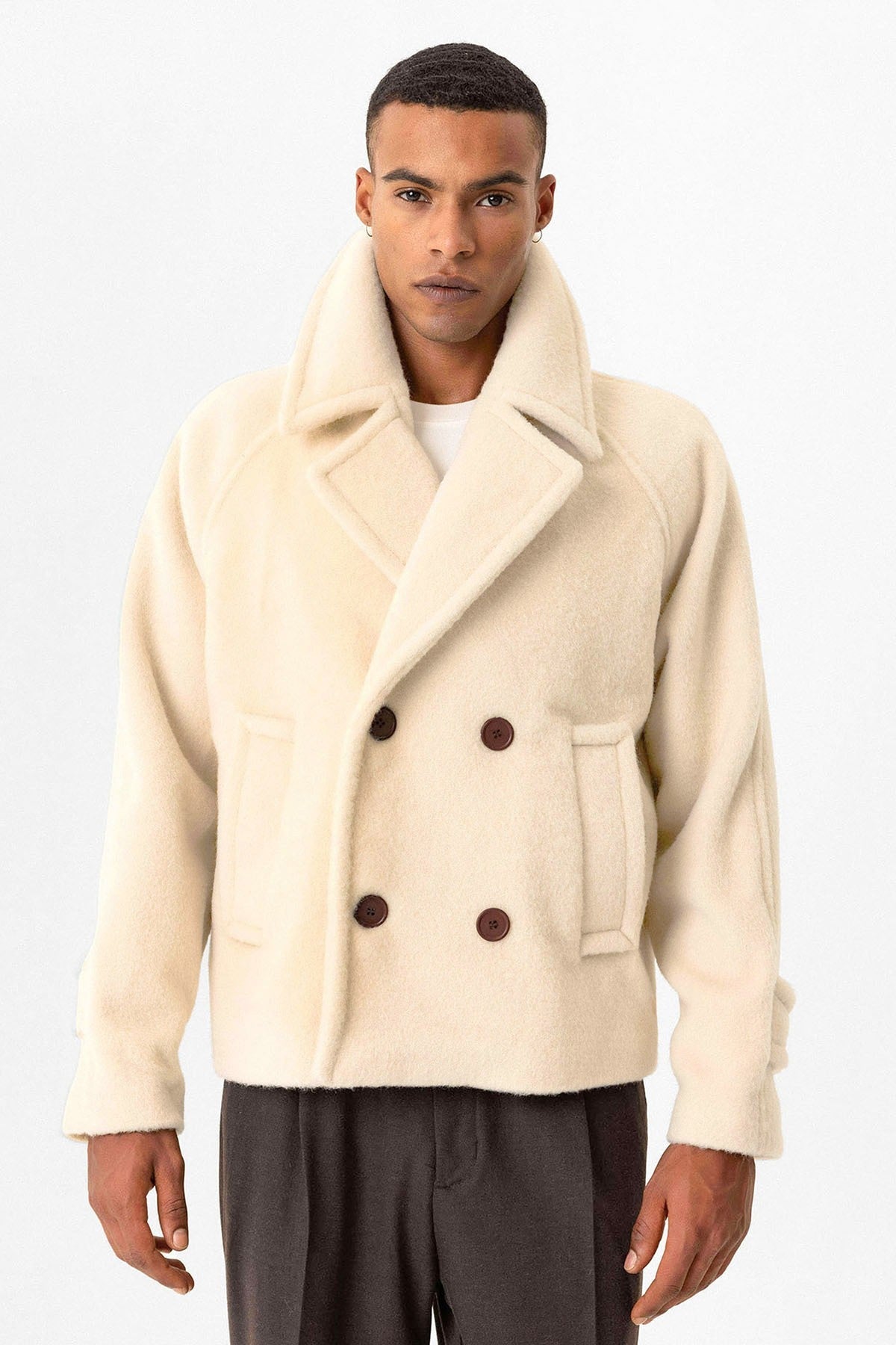 Antioch Kruvaze Crop Fit Erkek Mont