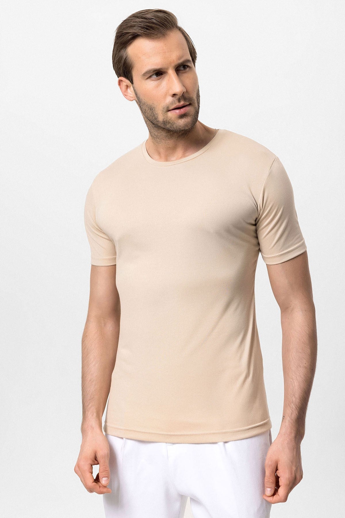 Antioch Bisiklet Yaka Slim Fit Erkek T-Shirt