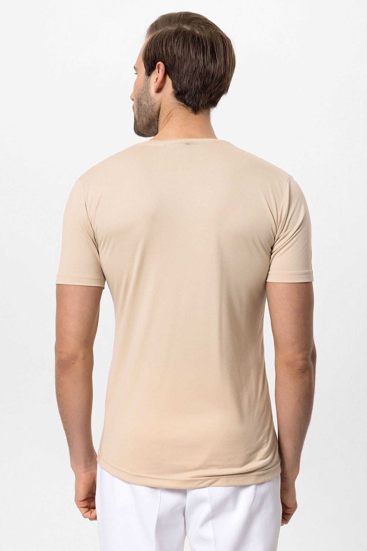 Antioch Bisiklet Yaka Slim Fit Erkek T-Shirt