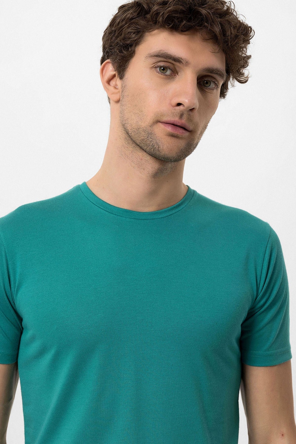 Antioch Bisiklet Yaka Slim Fit Erkek T-Shirt