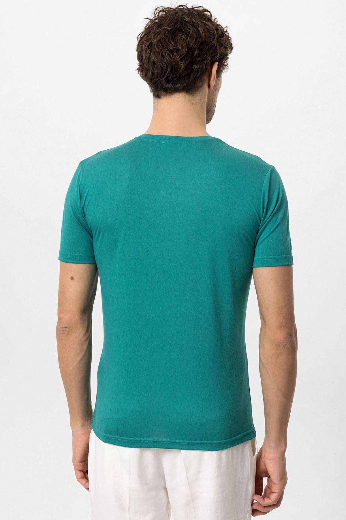 Antioch Bisiklet Yaka Slim Fit Erkek T-Shirt