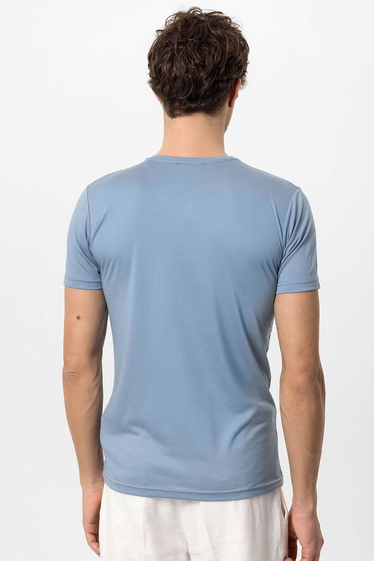 Antioch Bisiklet Yaka Slim Fit Erkek T-Shirt