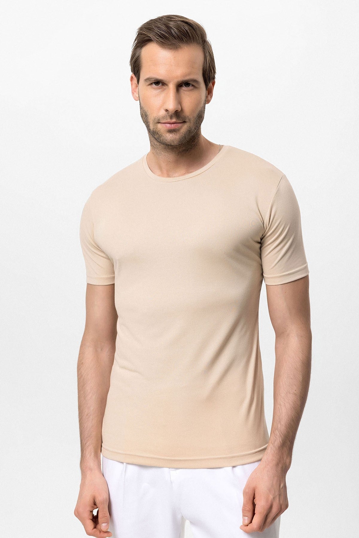 Antioch Bisiklet Yaka Slim Fit Erkek T-Shirt