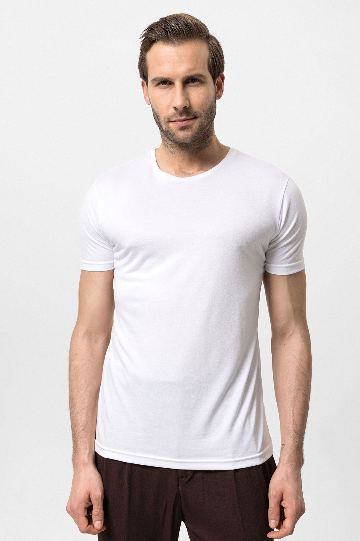 Antioch Bisiklet Yaka Slim Fit Erkek T-Shirt