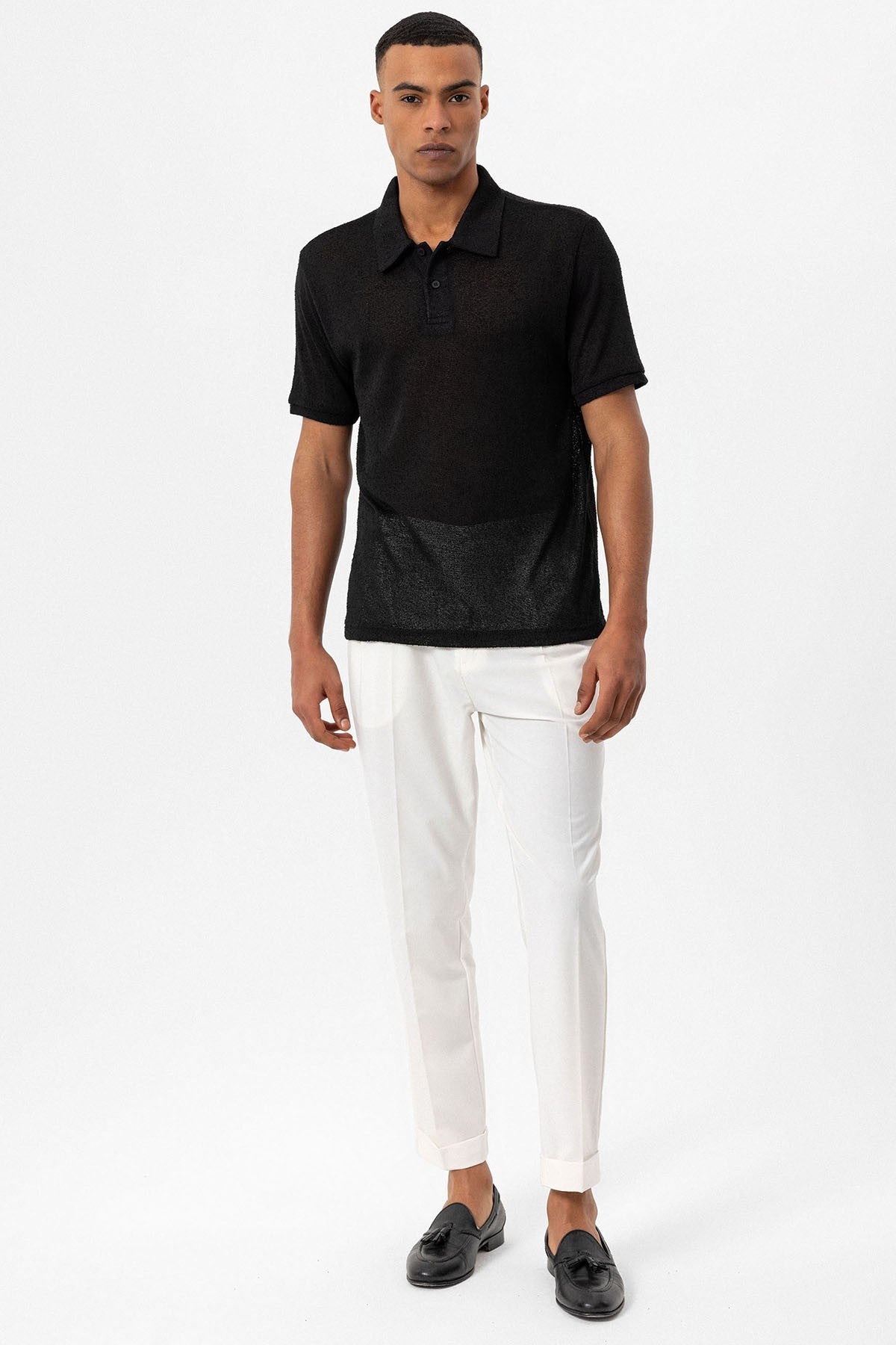 Antioch Polo Yaka Örme Erkek T-Shirt