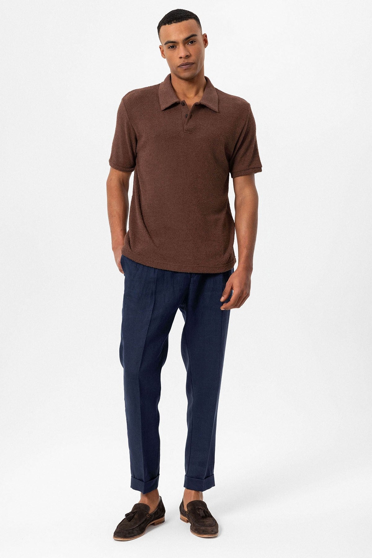Antioch Polo Yaka Örme Erkek T-Shirt