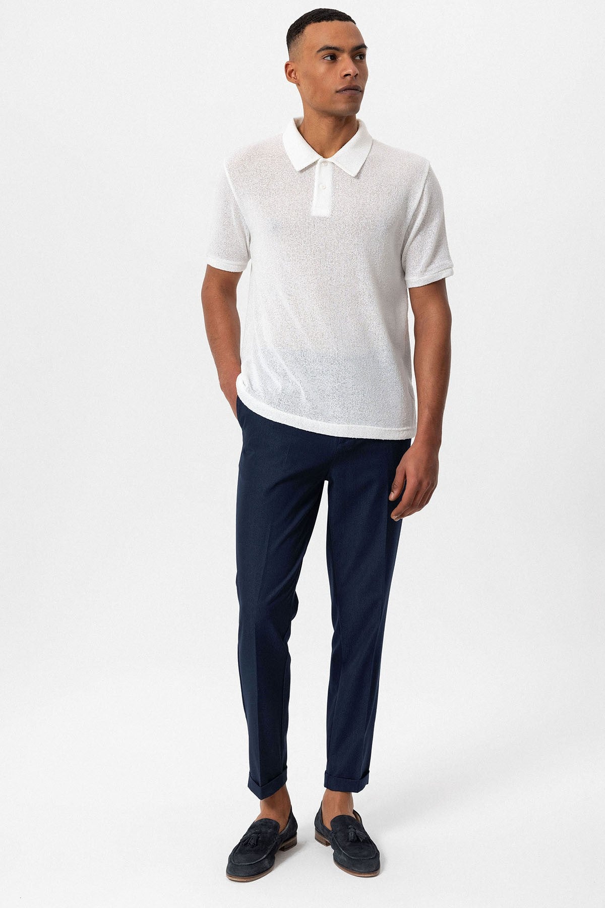 Antioch Polo Yaka Örme Erkek T-Shirt