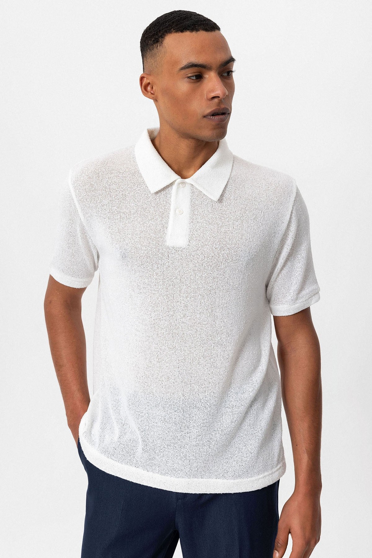 Antioch Polo Yaka Örme Erkek T-Shirt
