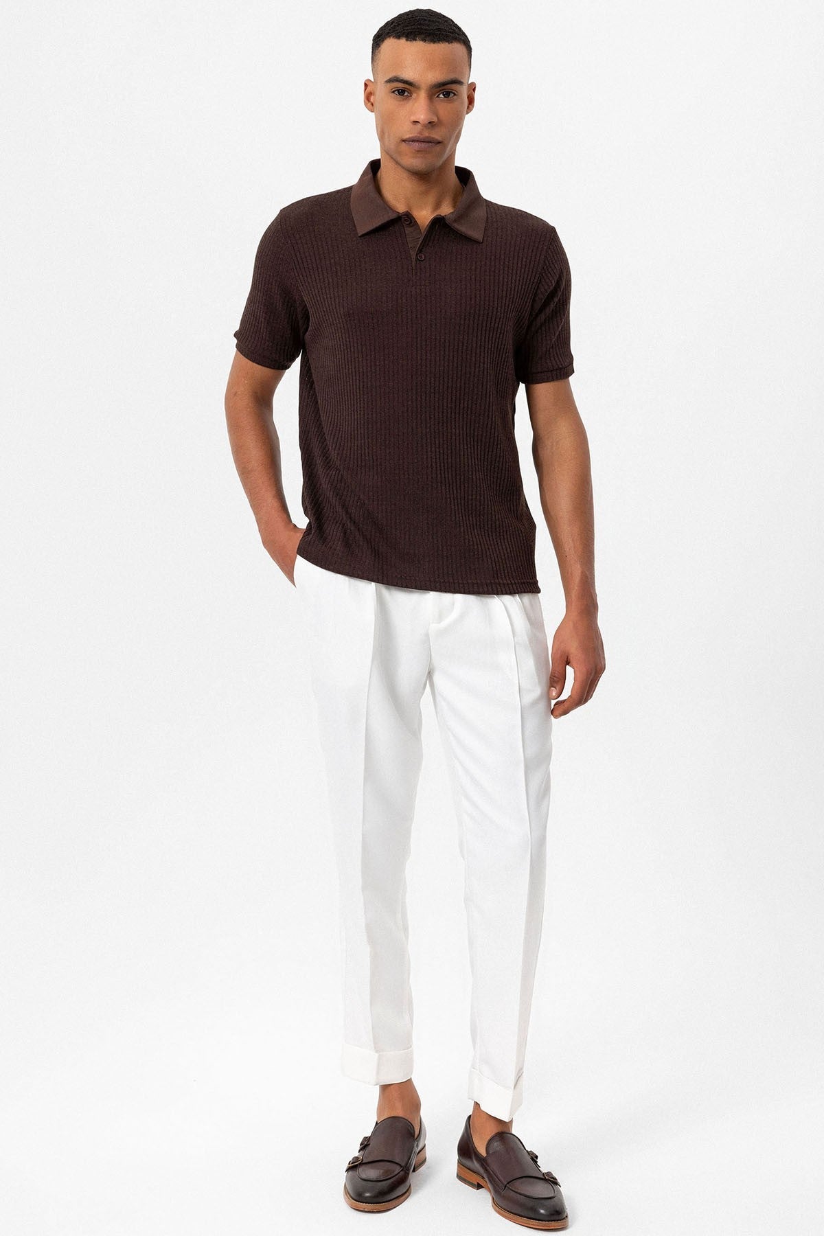 Antioch Slim Fit Polo Yaka Erkek T-Shirt