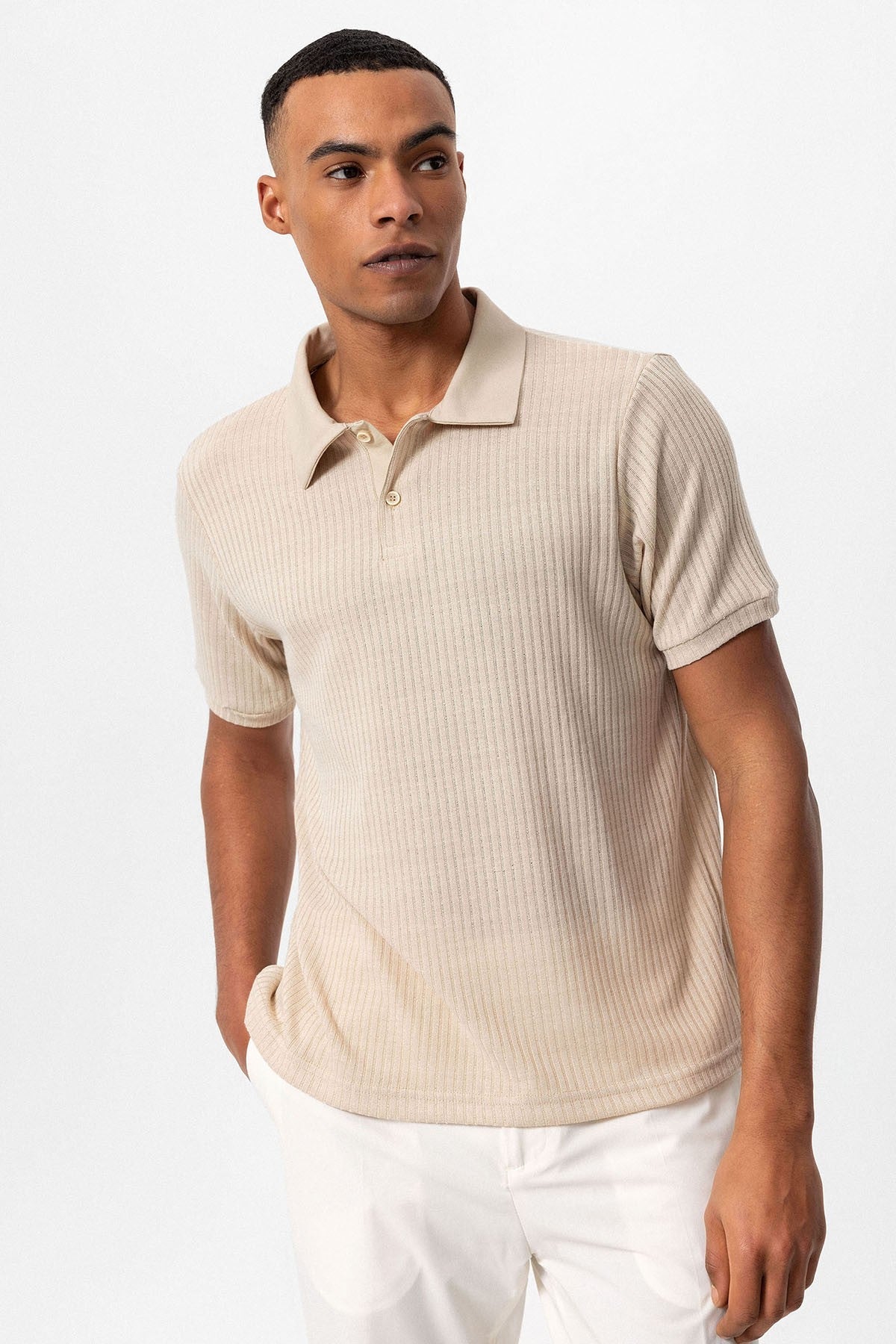 Antioch Slim Fit Polo Yaka Erkek T-Shirt