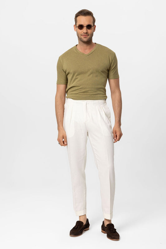 Antioch V Yaka Basic Erkek T-Shirt