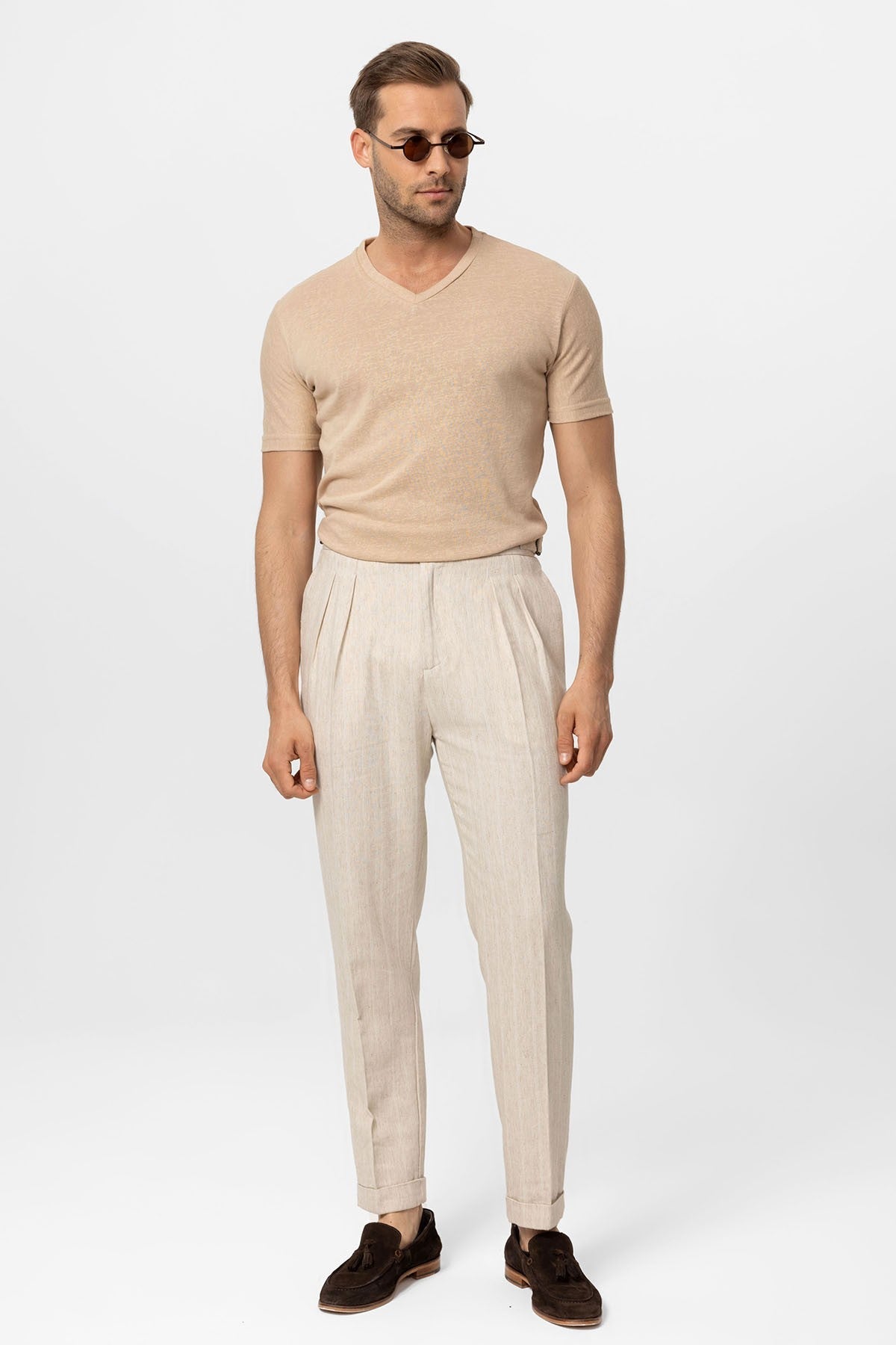 Antioch V Yaka Basic Erkek T-Shirt