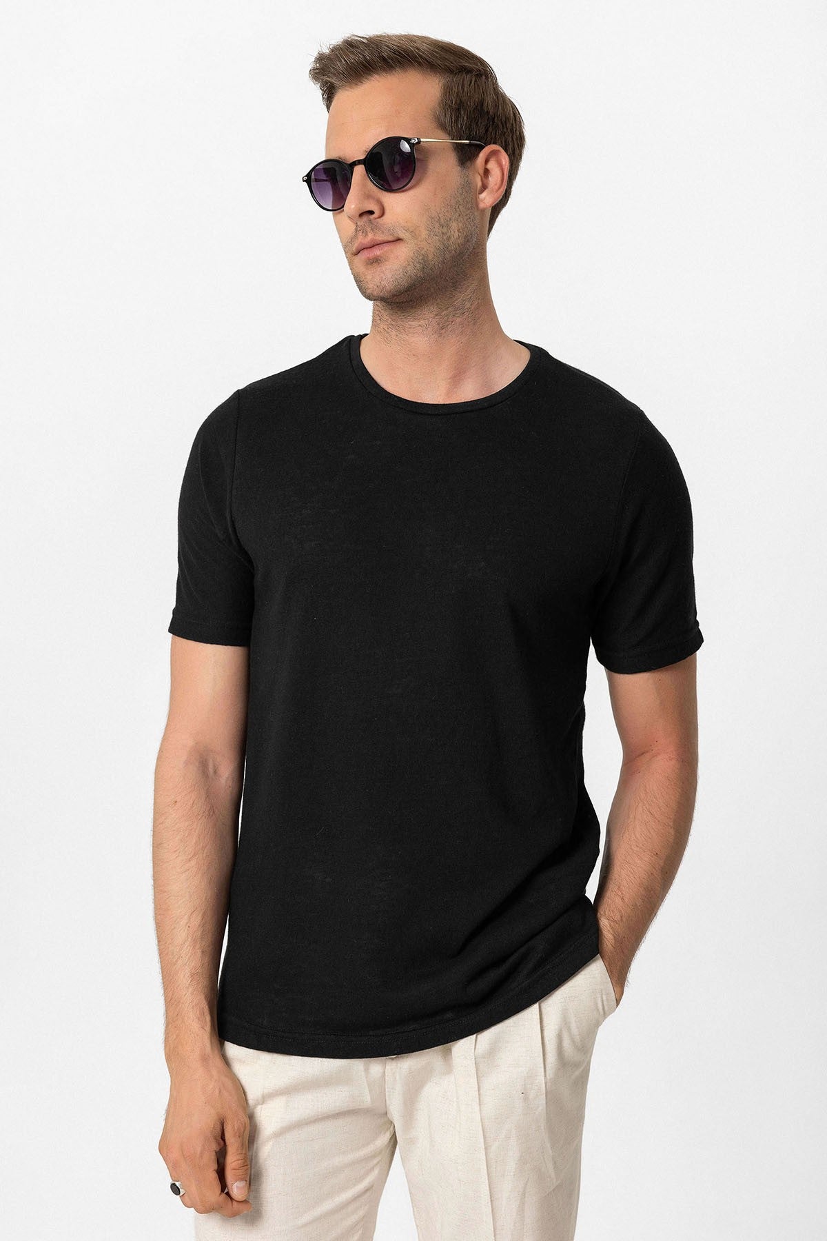 Antioch Basic Bisiklet Yaka Erkek T-Shirt