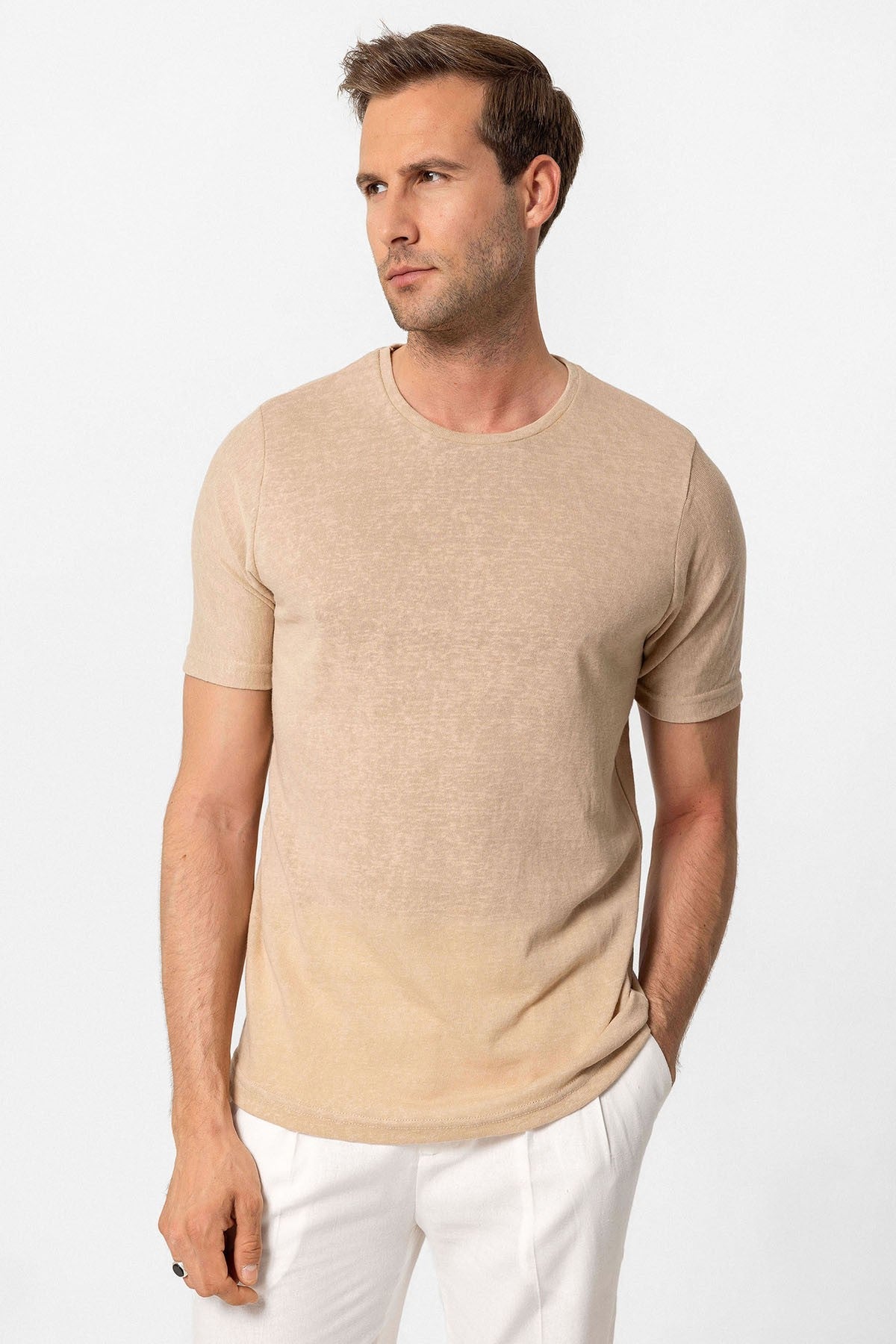 Antioch Basic Bisiklet Yaka Erkek T-Shirt