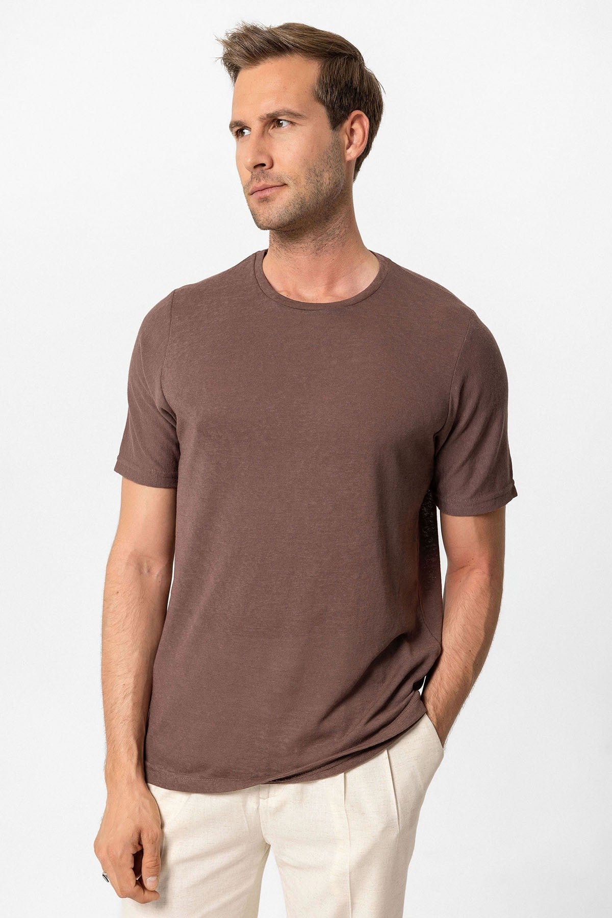 Antioch Basic Bisiklet Yaka Erkek T-Shirt