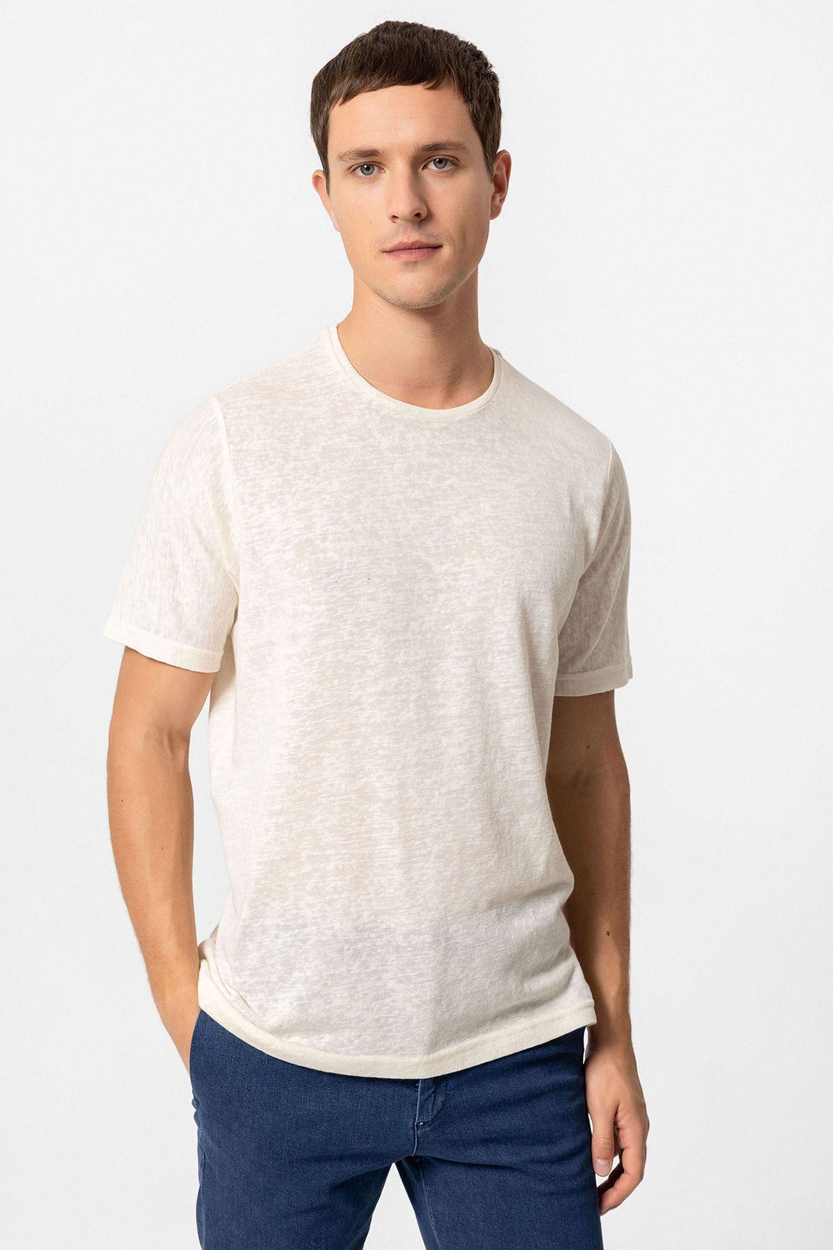 Antioch Basic Bisiklet Yaka Erkek T-Shirt