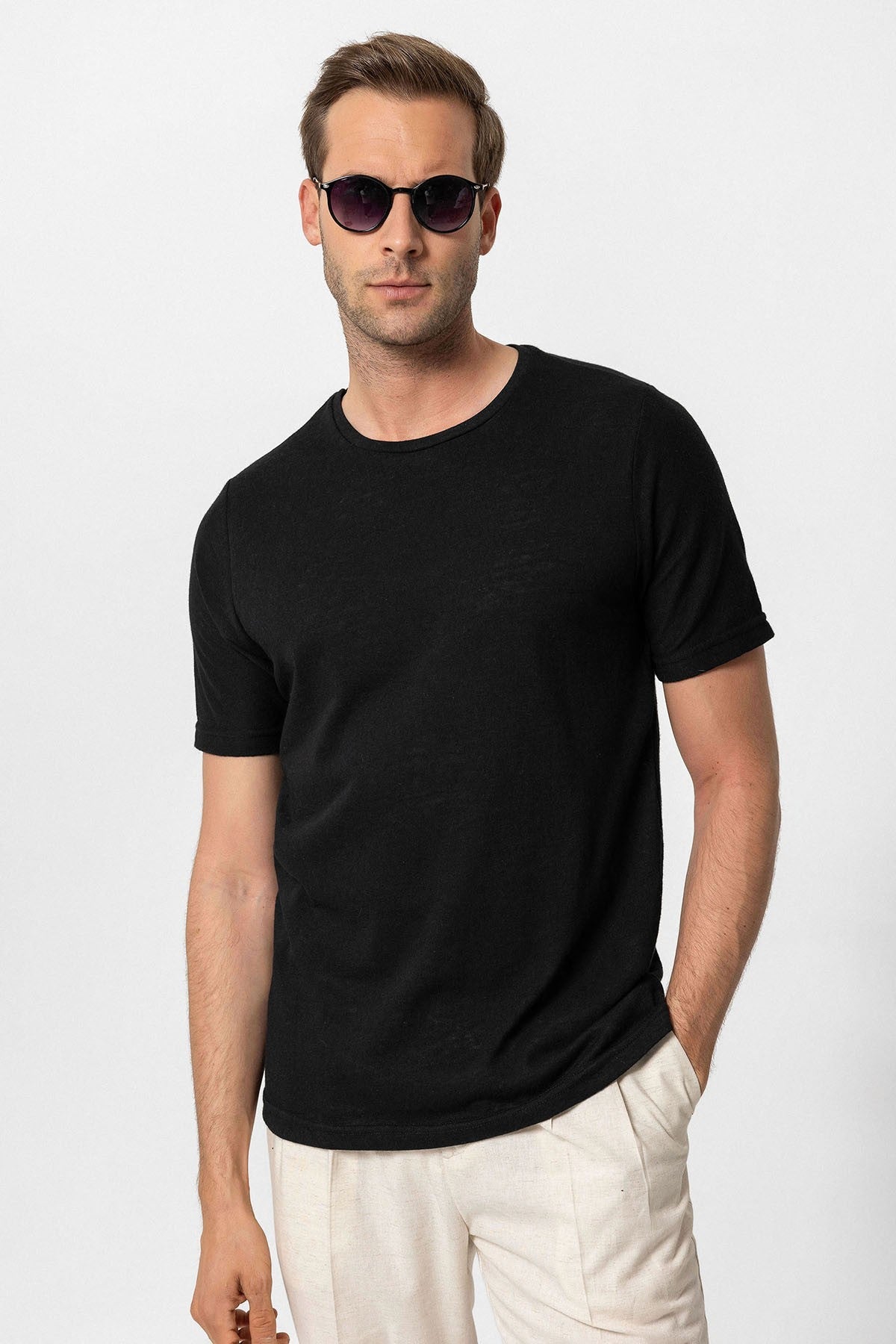 Antioch Basic Bisiklet Yaka Erkek T-Shirt