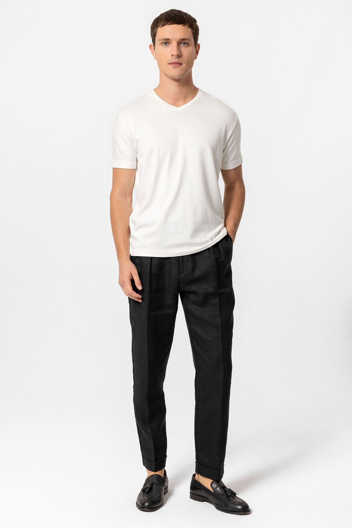 Antioch Basic V Yaka Erkek T-Shirt