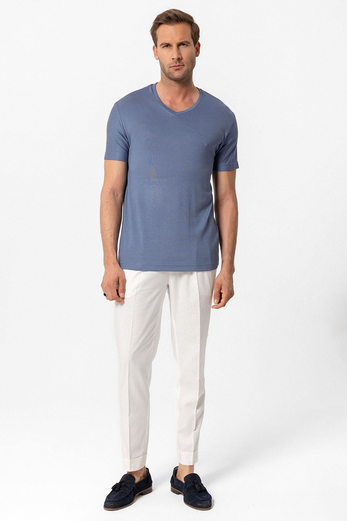 Antioch Basic V Yaka Erkek T-Shirt