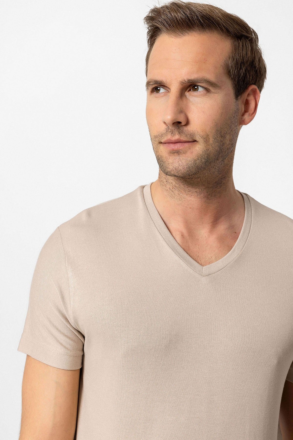 Antioch Basic V Yaka Erkek T-Shirt