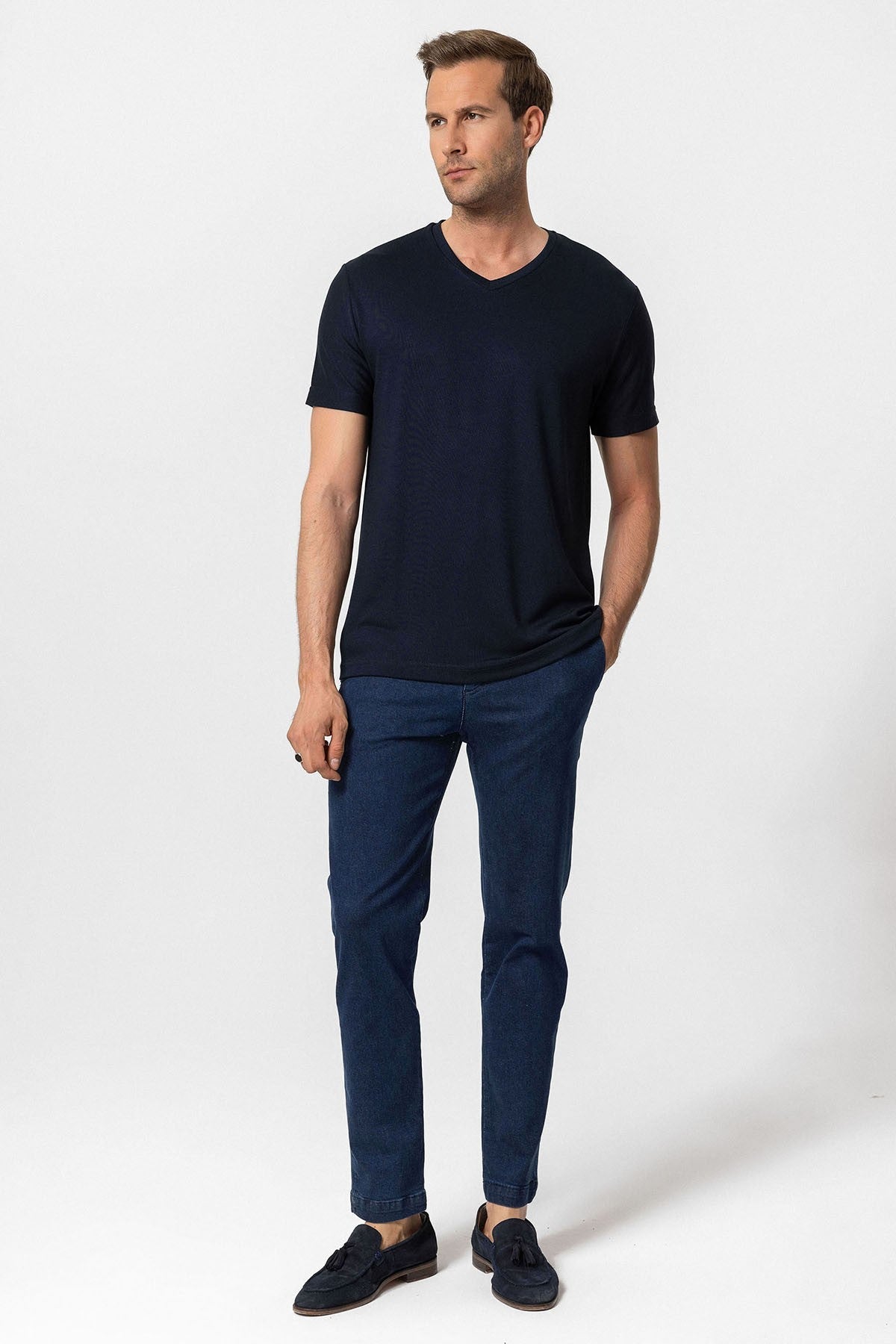 Antioch Basic V Yaka Erkek T-Shirt
