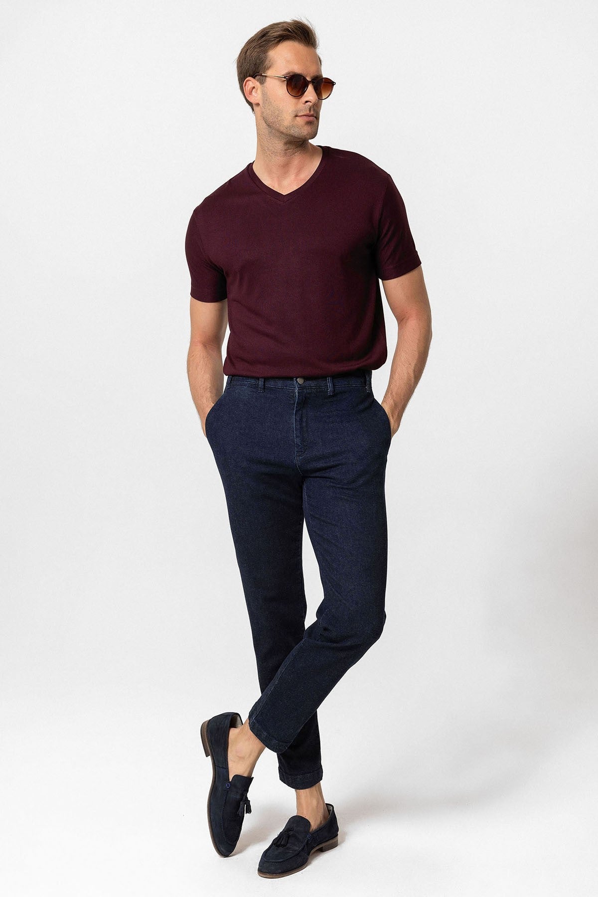 Antioch Basic V Yaka Erkek T-Shirt