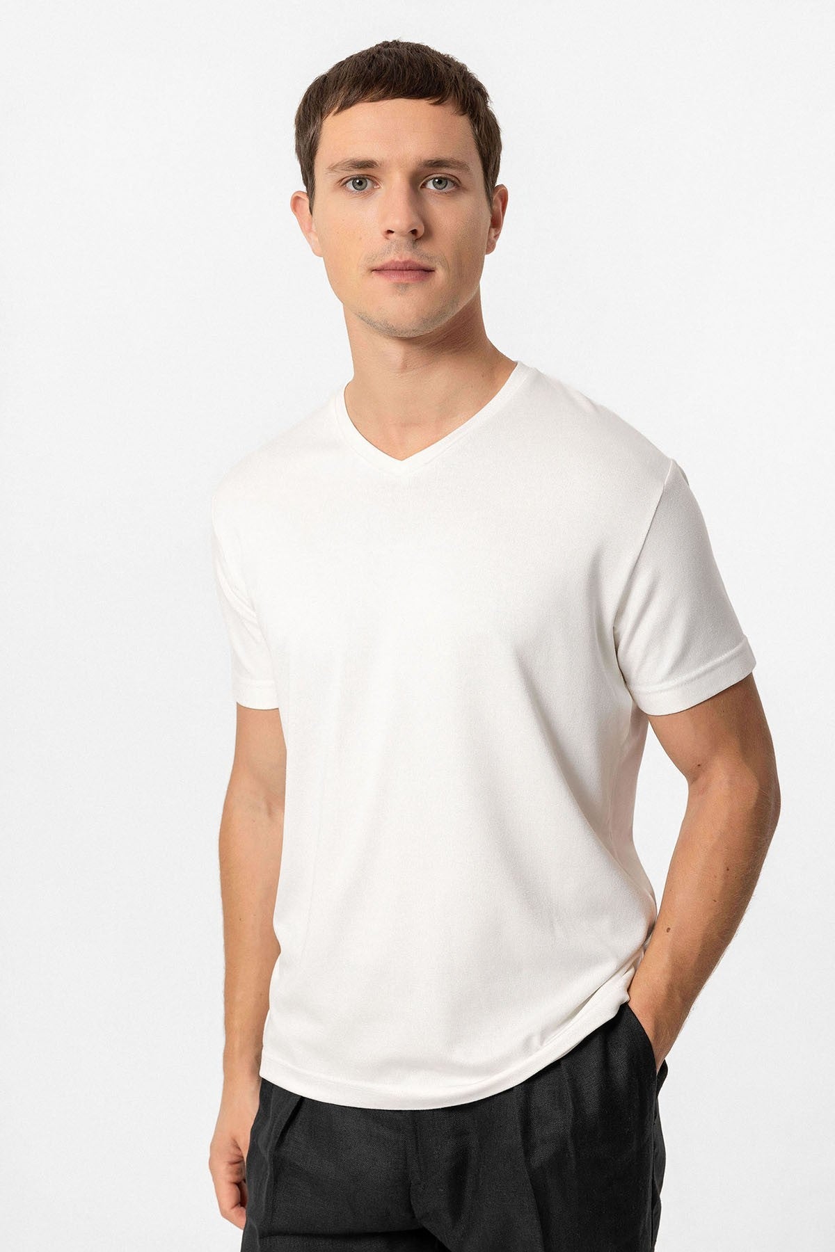 Antioch Basic V Yaka Erkek T-Shirt