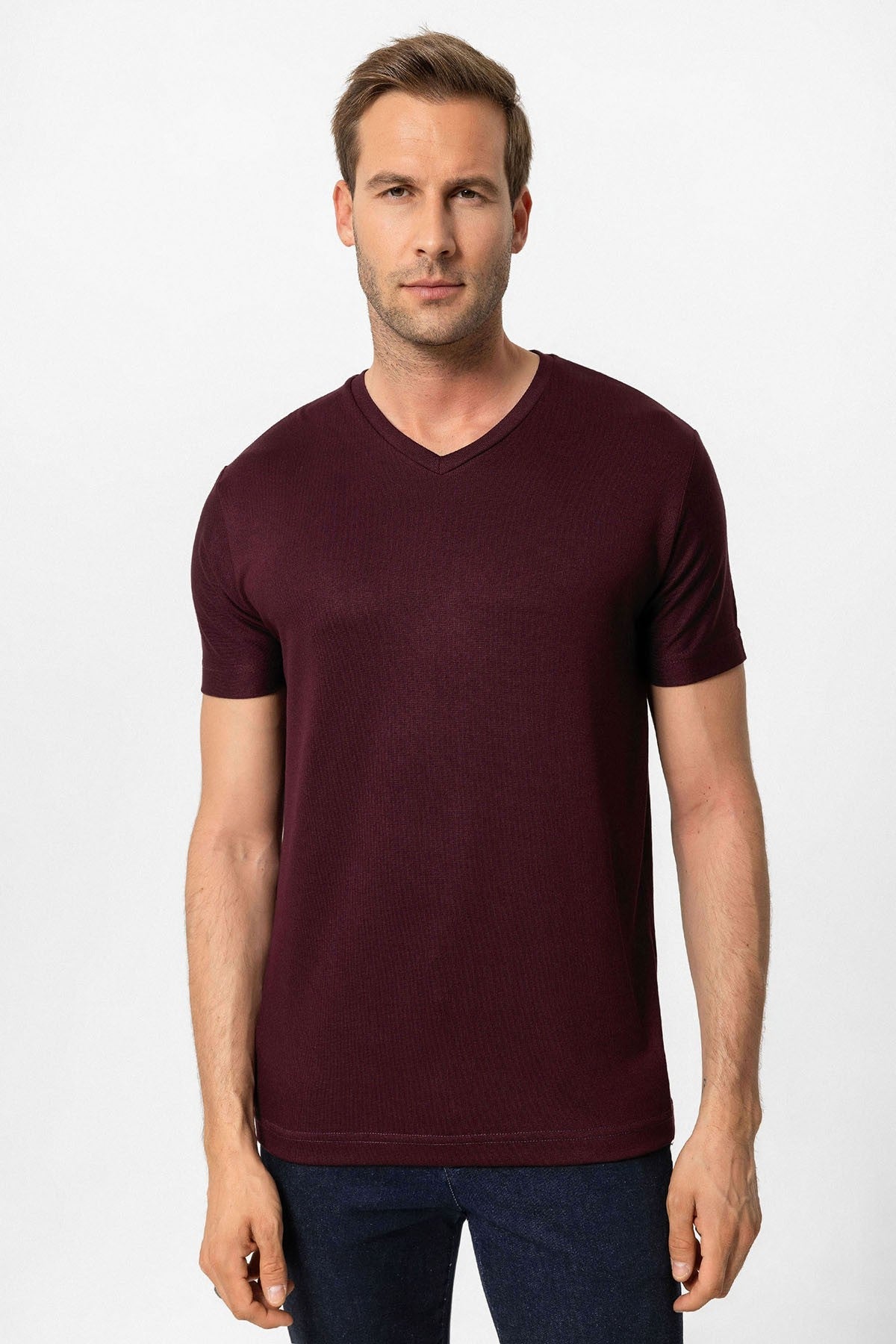 Antioch Basic V Yaka Erkek T-Shirt